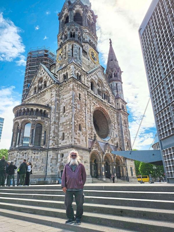 The Kaiser Wilhelm Memorial Church in Berlin.